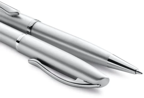 Długopis Pelikan Jazz Noble Elegance Silver, niebieski, srebrna obudowa