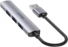 Rozgałęziacz - Hub Unitek H1208A, 1xUSB-A 5 Gbps,/3x USB-A 2.0 480 Mbps, srebrny