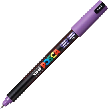 Marker z farbą plakatową Posca PC-1MR, 0.7mm, fioletowy