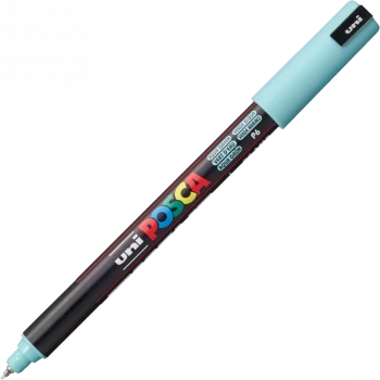 Marker z farbą plakatową Uni Posca PC-1MR, 0.7mm, pastelowy morski