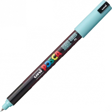 Marker z farbą plakatową Uni Posca PC-1MR, 0.7mm, pastelowy morski