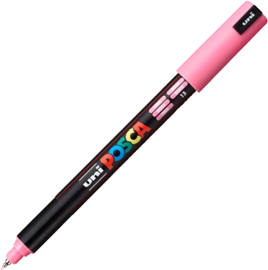 Marker z farbą plakatową Posca PC-1MR, 0.7mm, różowy