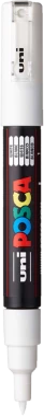 Marker z farbą Posca PC-1M, okrągła, 0.7mm, biały
