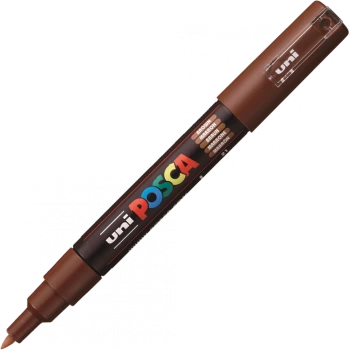 Marker z farbą Uni Posca PC-1M, okrągła, 0.7mm, brązowy