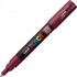 Marker z farbą Uni Posca PC-1M, okrągła, 0.7mm, czerwony ciemny