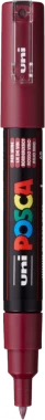Marker z farbą Posca PC-1M, okrągła, 0.7mm, czerwony ciemny