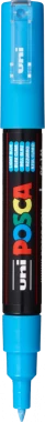 Marker z farbą Uni Posca PC-1M, okrągła, 0.7mm, jasnoniebieski