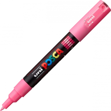 Marker z farbą Posca PC-1M, okrągła, 0.7mm, różowy