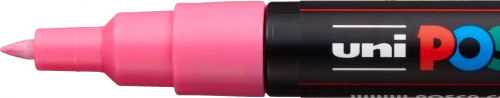 Marker z farbą Uni Posca PC-1M, okrągła, 0.7mm, różowy