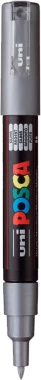 Marker z farbą Posca PC-1M, okrągła, 0.7mm, srebrny