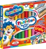 Plastelina Bambino, 360g, 24 kolory + podkładka