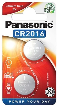 Bateria litowa Panasonic, 3V, CR2016, 2 sztuki