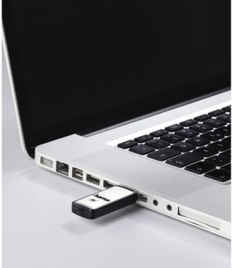 Pendrive Hama Fancy, 128GB, USB 2.0, srebrno-czarny