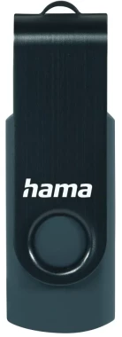 Pendrive Hama Rotate, 64GB, obracany, USB 3.0, niebieski