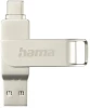 Pendrive Hama C-Rotate Pro, 64GB, obracany, USB 3.0, srebrny