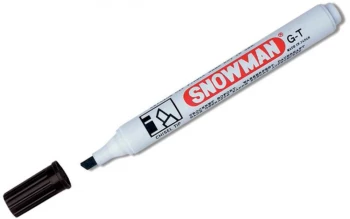Marker permanentny Snowman, ścięta, czarny