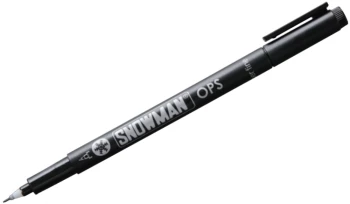 Foliopis permanentny Snowman OPS, super cienki, 0.3mm, czarny