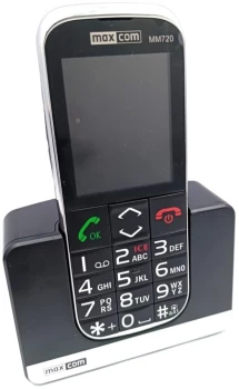 Telefon bezprzewodowy Maxcom MM 720 BB, czarny