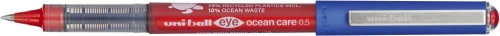 Pióro kulkowe Uni Eye Ocean Care, UB-150-ROP, 0.5mm, czerwony