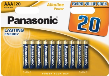 Bateria alkaliczna Panasonic Alkaline Power, AAA, 1.5V, LR03, 20 sztuk