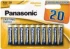 Bateria alkaliczna Panasonic Alkaline Power, AA, 1.5V, LR6, 20 sztuk