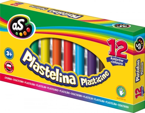 Plastelina Astra AS, 12 kolorów