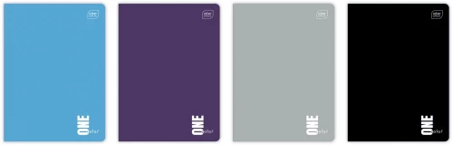 Zeszyt w kratkę Interdruk UV One Color,  A5, 16 kartek, mix kolorów