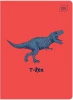 Zeszyt w kratkę Interdruk UV Dinozaurus, A5, 32 kartki, mix wzorów