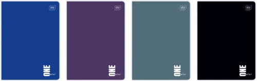 Zeszyt w kratkę Interdruk UV One Color, A5, 60 kartek, mix kolorów