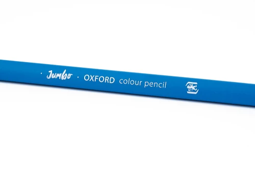 Kredki ołówkowe Oxford Kids Jumbo, 12 sztuk, mix kolorów
