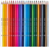 Kredki ołówkowe Oxford Kids, w tubie, 24 sztuki + 2 gratis (złoty i srebrny), mix kolorów