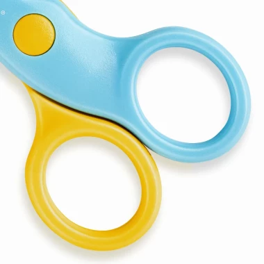 Nożyczki plastikowe dla dzieci Staedtler Noris junior, 10cm, niebiesko-żółty