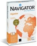Papier ksero Navigator Organizer, A4, 80g/m2, 4 dziurki, 500 arkuszy, biały