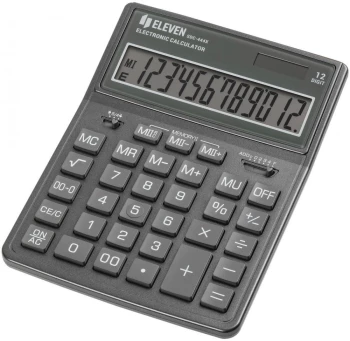 Kalkulator biurowy Eleven SDC-444XRGR, 12 cyfr, szary perłowy