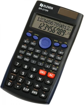 Kalkulator naukowy Eleven SR270N, 12 cyfr, 240 funkcji, czarny