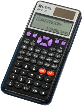 Kalkulator naukowy Eleven SR270X, wyświetlacz dotmatrix, 417 funkcji, czarny