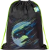 Worek na buty St.Right SO1 Dinosaur, 34x43cm, czarno-niebieski