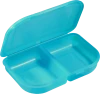 Lunchbox Herlitz, 2 komory, 23x15.5x4cm, turkusowy