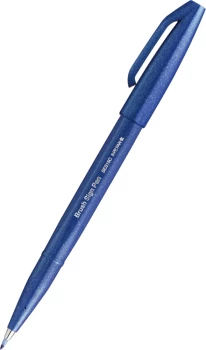 Pisak pędzelkowy do kaligrafii Pentel Brush Sign Pen SES15C, 2.07mm, niebieski