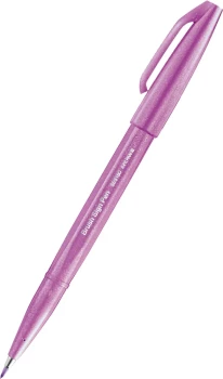 Pisak pędzelkowy do kaligrafii Pentel Brush Sign Pen SES15C, 2.07mm, purpurowy