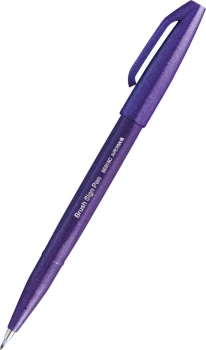 Pisak pędzelkowy do kaligrafii Pentel Brush Sign Pen SES15C, 2.07mm, fioletowy
