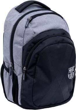 Plecak Astra FC Barcelona Young, dwukomorowy, 20l, 30x44x18cm, czarno-szary