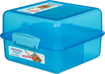 Lunchbox Sistema Lunch Cube Coloured, 1.4l, mix kolorów