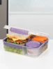 Lunchbox Sistema Bento Lunch To Go, 1.65l, z pojemnikiem na jogurt 150ml, mix kolorów