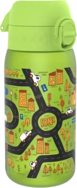 Bidon ION8 Cars, recyclon/tritan, 350ml zielony