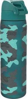 Bidon ION8 Camouflage, recyclon/tritan, 500ml, zielony