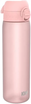 Bidon ION8 Rose Quartz, recyclon/tritan, 500ml, różowy