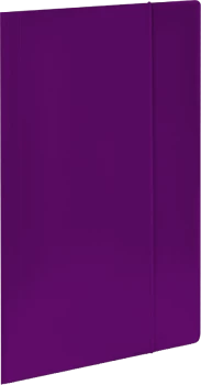 Teczka kartonowa z gumką VauPe Economy, A4, 380 g/m2, 20 mm, fioletowy