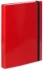 Teczka kartonowa z gumką VauPe Box z mechanizmem ringowym, A4, 30mm, czerwony