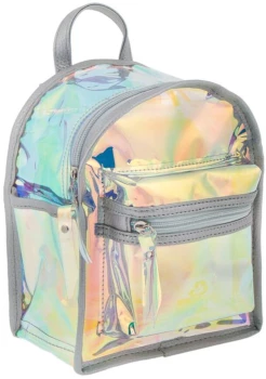 Plecak szkolny Starpak Glossy, jednokomorowy, 22x17x11cm, transparentny